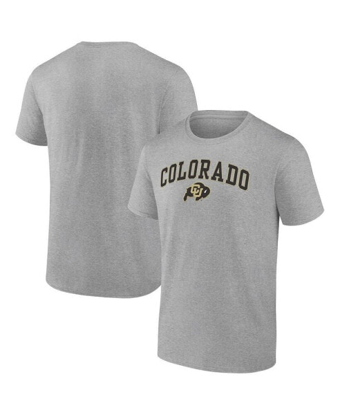 Men's Heather Gray Colorado Buffaloes Campus T-shirt