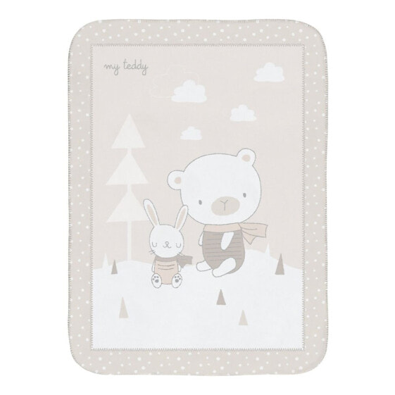 KIKKABOO Super Soft Baby Blanket 80/110 cm My Teddy