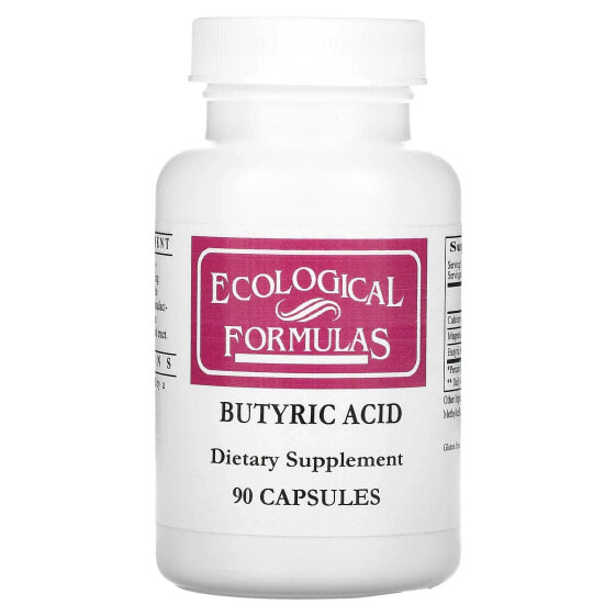 Витамины и минералы Ecological Formulas Кальций Butyric Acid, 90 капсул