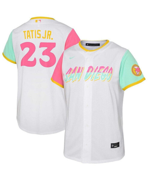 Infant Boys and Girls Fernando Tatis Jr. White San Diego Padres City Connect Player Jersey