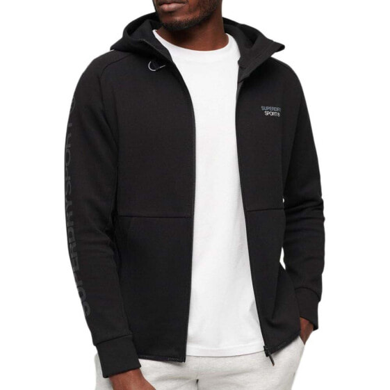 SUPERDRY Sport Tech Logo Loose full zip sweatshirt