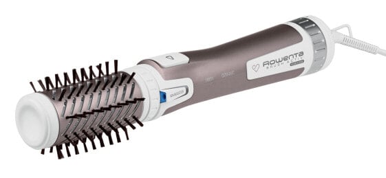 Фен-щетка для волос Rowenta Brush Activ Premium Care - Hot air brush - Warm - Pink, White - Aluminium - Hanging loop - China