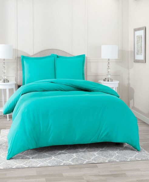 Super Soft Double Brushed Microfiber 2 Pc. Duvet Cover Set, Twin