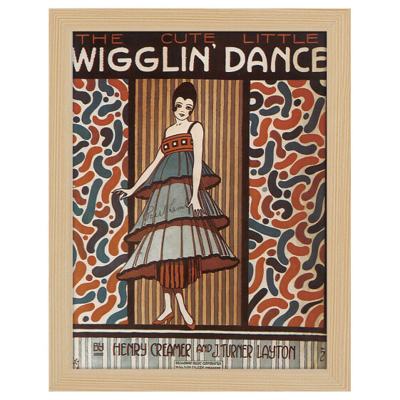 Фоторамка LegendArte Vintage Musik-Cover The cute Little Wigglin' Dance