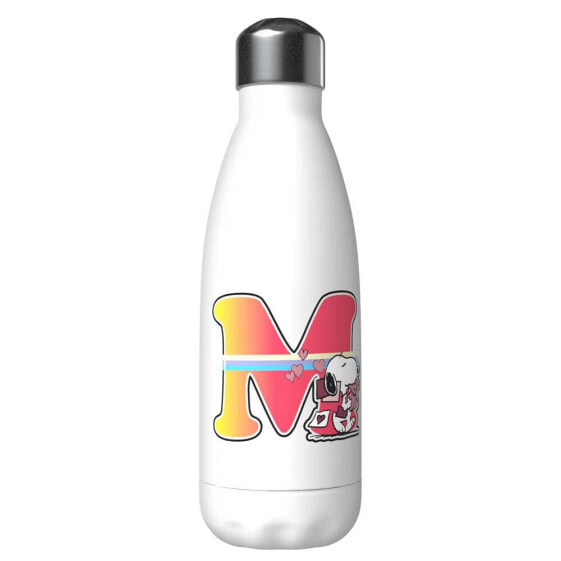 SNOOPY Letter M Customized Stainless Steel Bottle 550ml