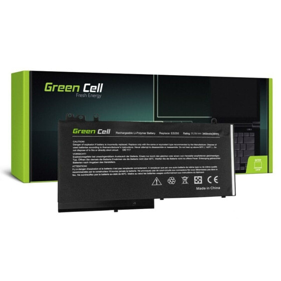 Батарея для ноутбука Green Cell DE117 Чёрный 3400 mAh