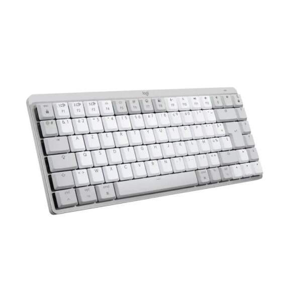 Logitech - drahtlose Tastatur fr Mac - MX Mechanical Mini - Hellgrau