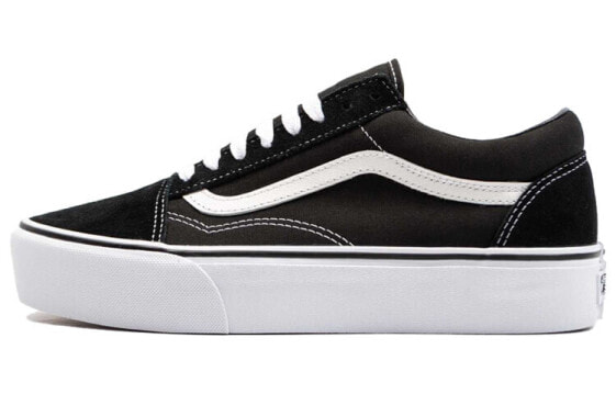 Кроссовки Vans Old Skool Platform черно-белые