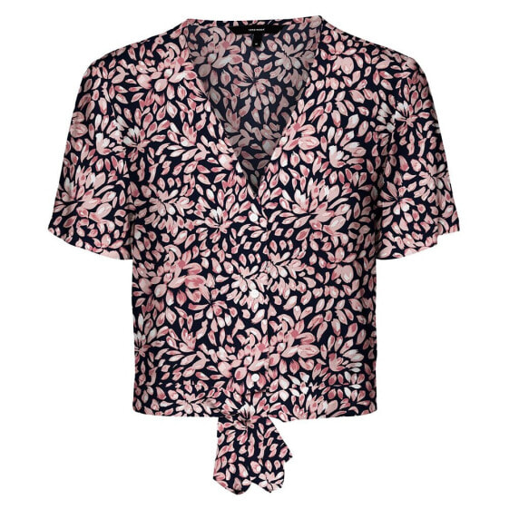 VERO MODA Easy Tie Short Sleeve Top