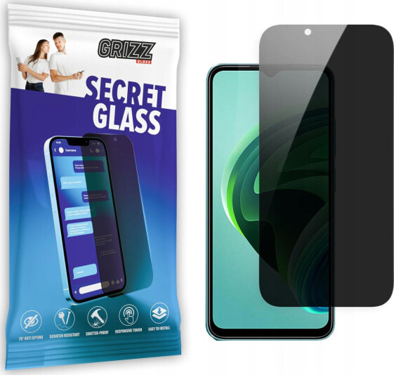 GrizzGlass Szkło prywatyzujące GrizzGlass SecretGlass Xiaomi Redmi Note 11E