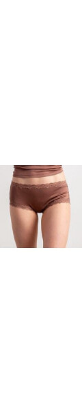 Plus Size Soft Silk Lace Brief