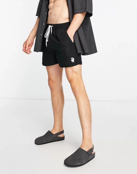 South Beach swim shorts in black