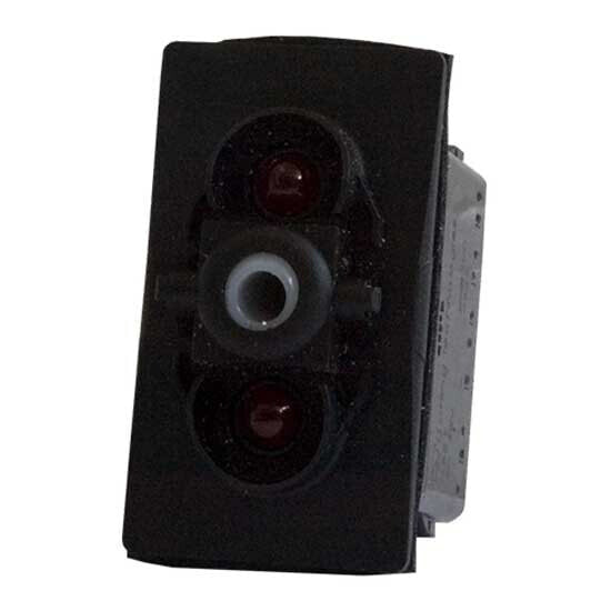 Выключатель PROS On-Off 2P Красный/Красный 24V DC LI Button