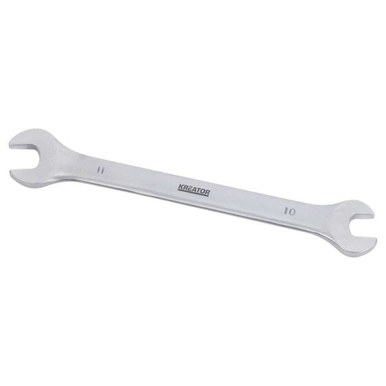 KREATOR 150 mm 10X11 mm Double Flat Wrench