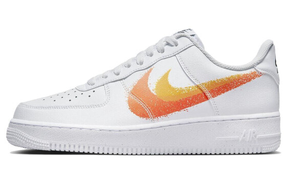 Nike Air Force 1 Low 防滑耐磨轻便 低帮 板鞋 男女同款 白橙 / Кроссовки Nike Air Force 1 Low FJ4228-100