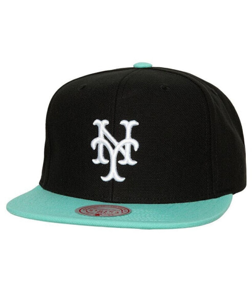 Men's Black, Orange New York Mets Hometown Snapback Hat