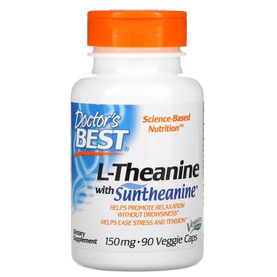 L-Theanine with Suntheanine, 150 mg, 90 Veggie Caps