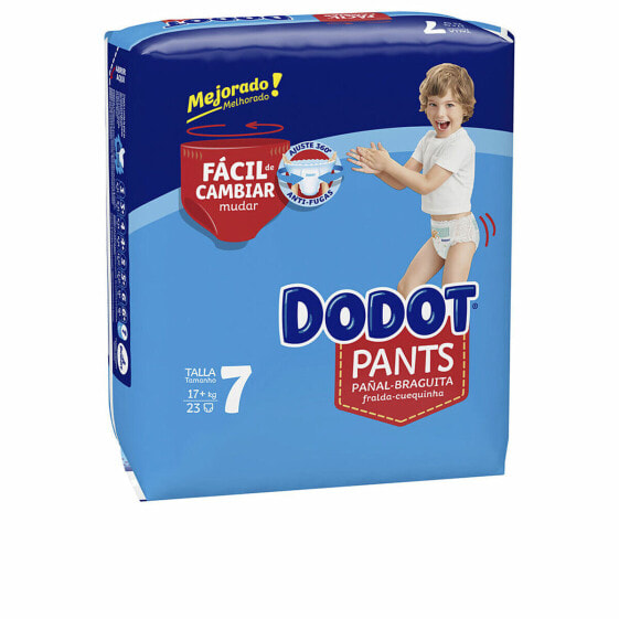 Nappies Dodot Pants Size 7 17 kg (23 Units)