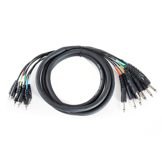 MUSIC STORE MC-08 8-fach Multicore 3m Jack / Cinch