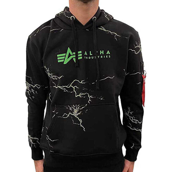 ALPHA INDUSTRIES Lightning Aop hoodie