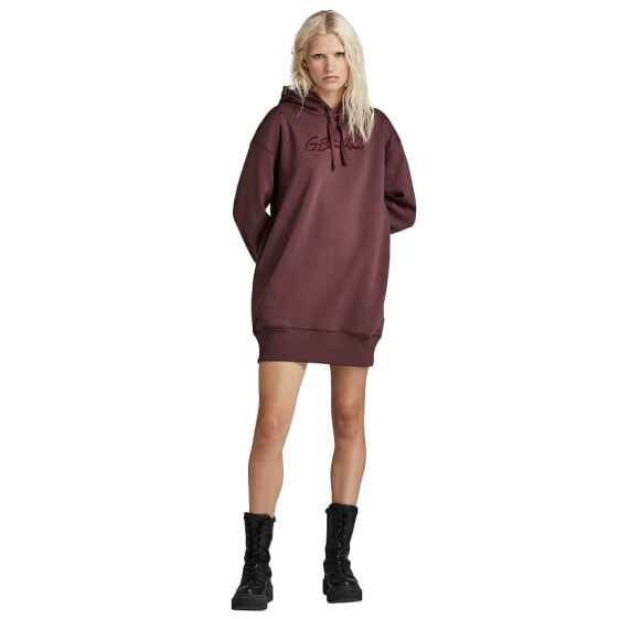 G-STAR Flock Long Sleeve Short Dress