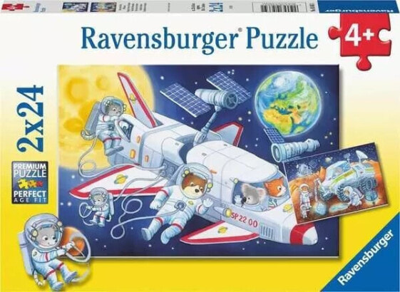 Ravensburger Ravensburger Childrens puzzle journey through space (2x 24 pieces)