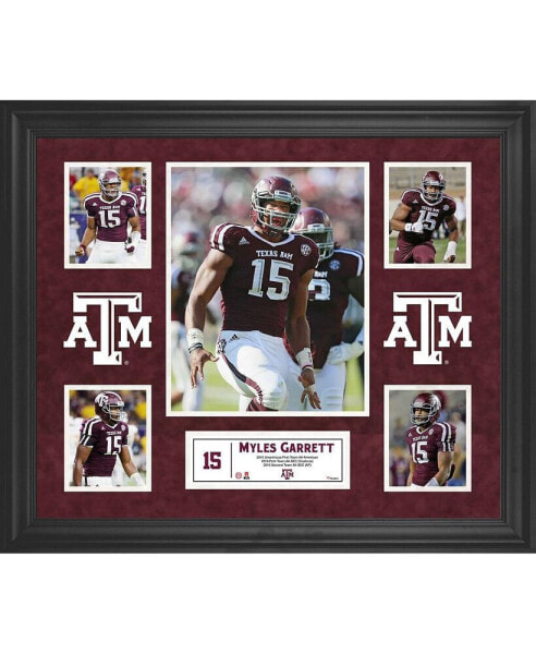 Коллаж с 5 фотографиями Fanatics Authentic myles Garrett Texas A&M Aggies в раме 23" x 27"