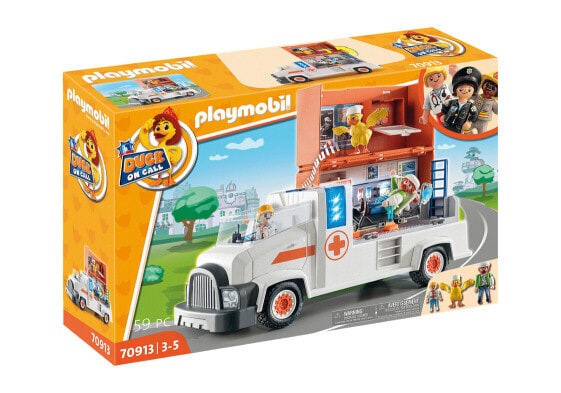 Игровой набор Playmobil Пожарная машина с уткой на вызов - Notarzt Truck| 70913