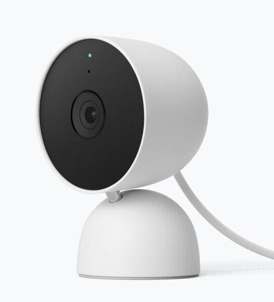 Google Nest Cam - IP security camera - Indoor - Wired - Desk/Wall - White - Bullet