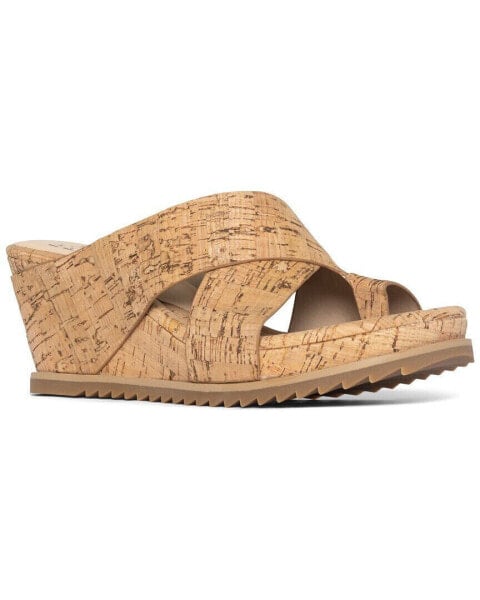 Donald Pliner Sisu Cork Wedge Sandal Women's 9.5