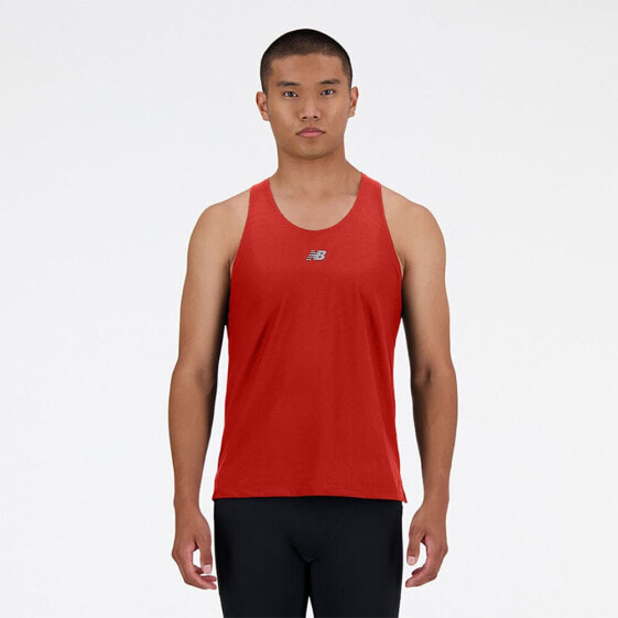 NEW BALANCE Jacquard sleeveless T-shirt