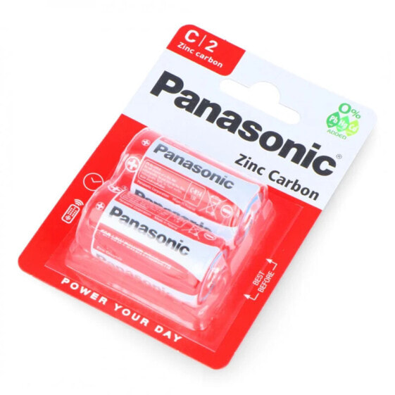 Battery C/LR14 Panasonic Red Bat 1,5V - 2pcs.