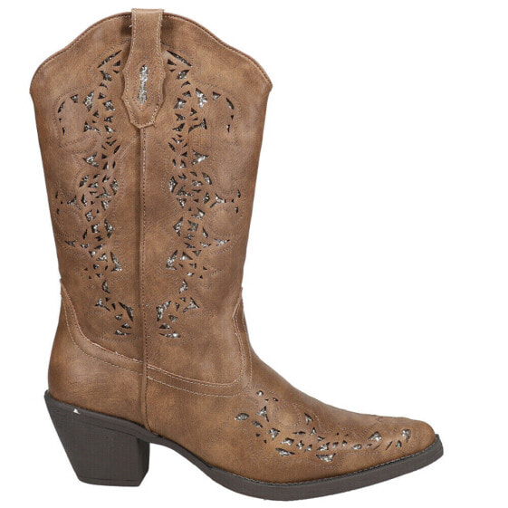 Roper Alisa Snip Toe Cowboy Womens Brown Western Cowboy Boots 09-021-1556-0773