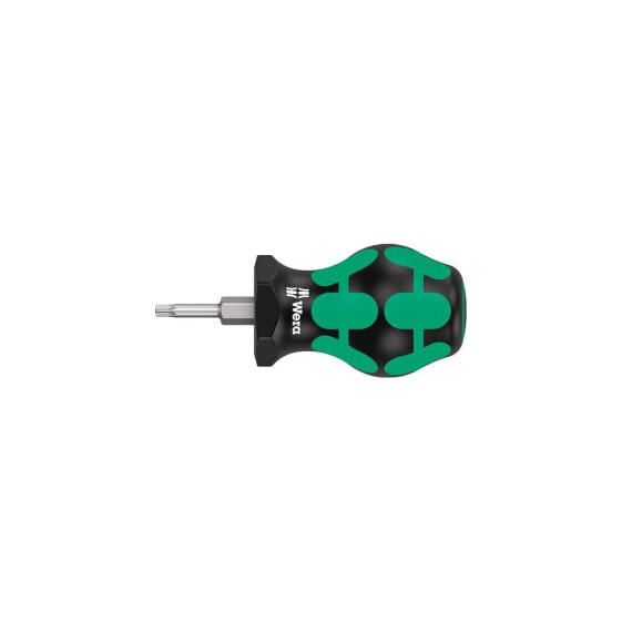 Wera Schraubendreher 367 TORX® Stubby Größe T 10 Klingenlänge 25 mm 2-Komponentengriff Rundklinge