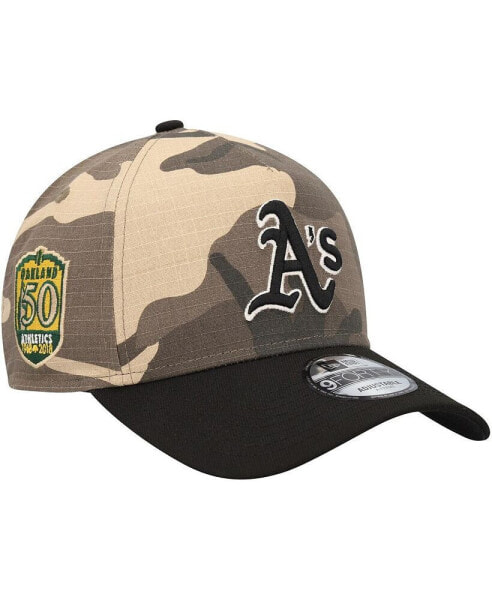 Men's Oakland Athletics Camo Crown A-Frame 9FORTY Adjustable Hat