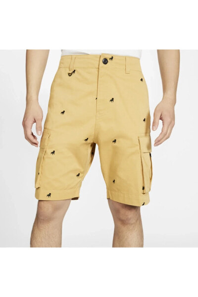 Nıke Sb Kevın Bradley Iso Shorts Club Gold / Black Cq7857-723