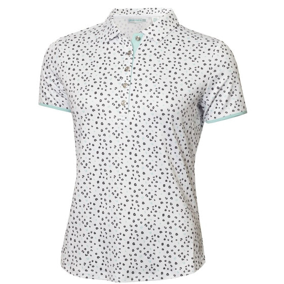 GREEN LAMB Naomi printed Woman Short Sleeve Polo