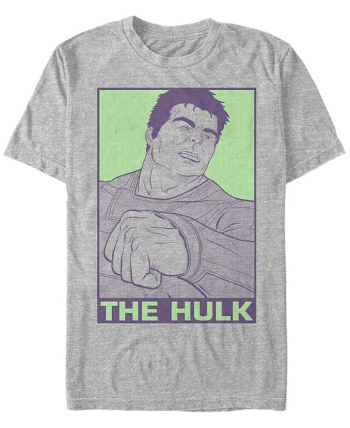 Marvel Men's Avengers Pop Art Hulk Short Sleeve T-Shirt