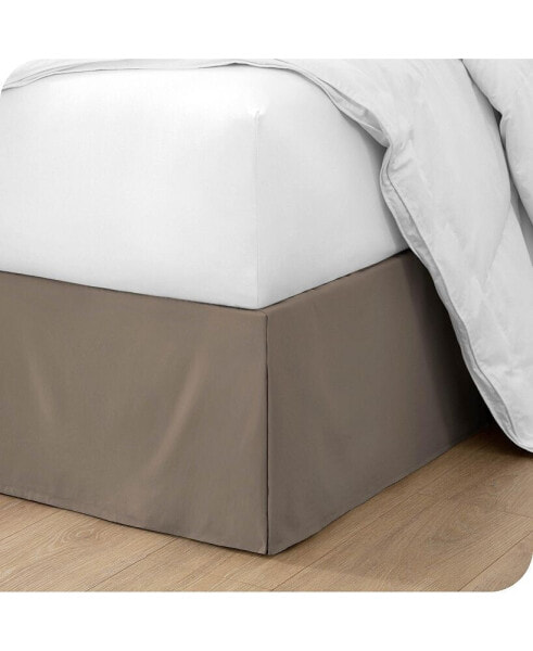 Tailored 15" Full XL Pleated Bed skirt