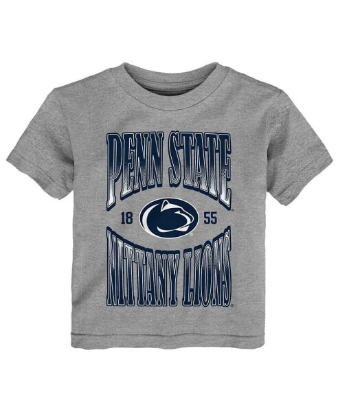 Toddler Boys and Girls Heather Gray Penn State Nittany Lions Top Class T-shirt