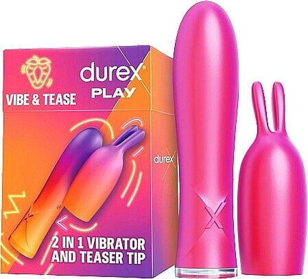 2in1-Vibrator mit stimulierender Spitze