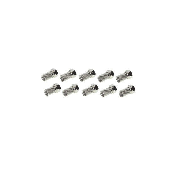 ShiverPeaks BS85010-R10 - F-type - F - Male - 7.2 mm - Stainless steel - 10 pc(s)