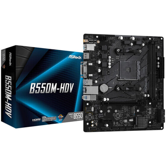 ASRock B550M-HDV, AMD B550 Mainboard - Sockel AM4