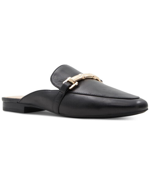 Women's Boski Tailored Bit-Ornament Flat Mules