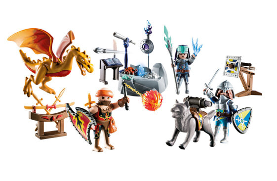 Конструктор Playmobil Advent Calendar - Битва за волшебный камень - набор фигурок