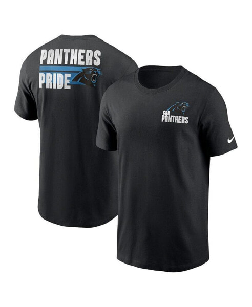 Men's Black Carolina Panthers Blitz Essential T-shirt