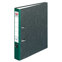 Herlitz 5141502 - A4 - D-ring - Storage - Cardboard - Green - Gray - 5 cm