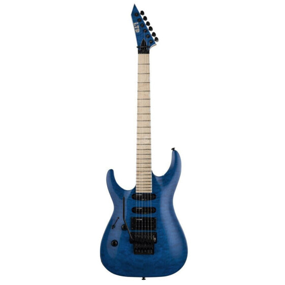 ESP LTD MH-203QM See Thru Blue Lefthand