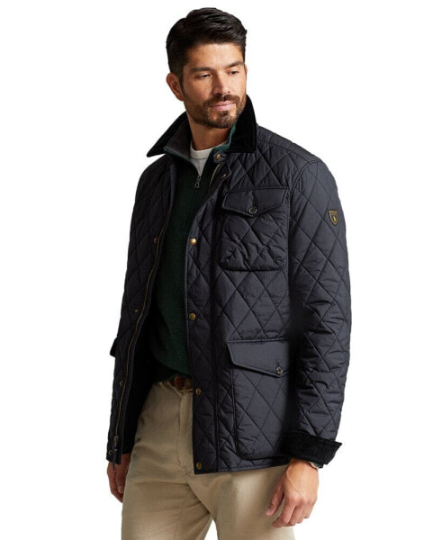 Men's Big & Tall Water-Repellent Quilted Jacket