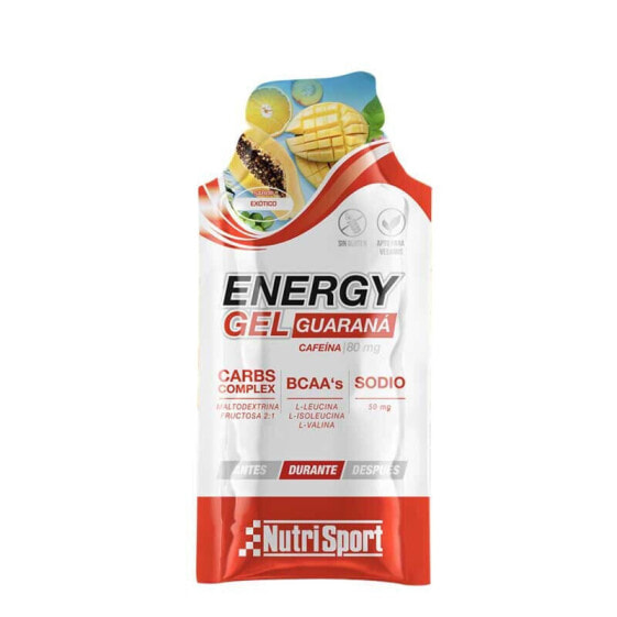 NUTRISPORT Guarana 35g Energy Gel Exotic